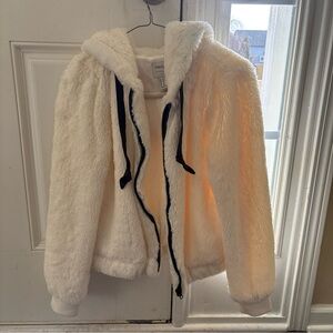 Forever 21 Off-White Teddy Jacket